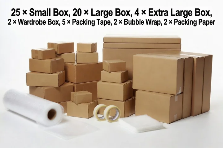 Four bedroom moving kit