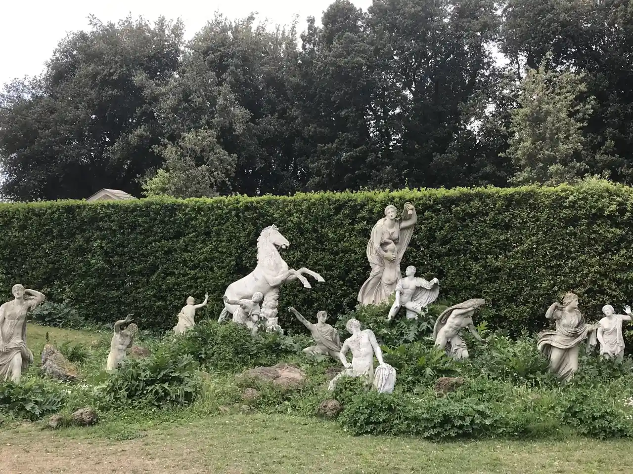 Outdoor garden statues sculpture removals